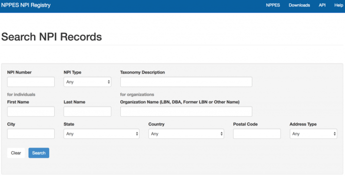 Npi hipaaspace coding medical joseph number json txt xml alt api pdf