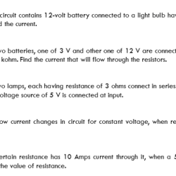 Ohms law worksheet answer key