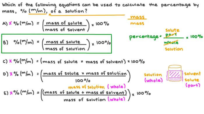 Calculate the mass percent of kcl in the solution.